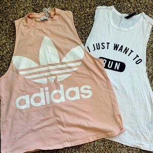 2 cut off shirts